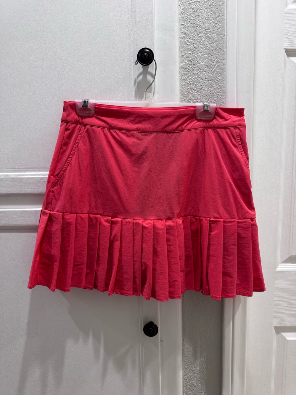 Renwick Sport Coral Pleated Golf Tennis Pickleball Skirt with Built-in Shorts - Picture 2 of 16